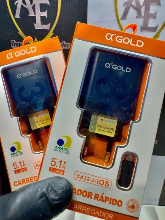 Carregador 30W Gold - Kit Completo - Foto 2