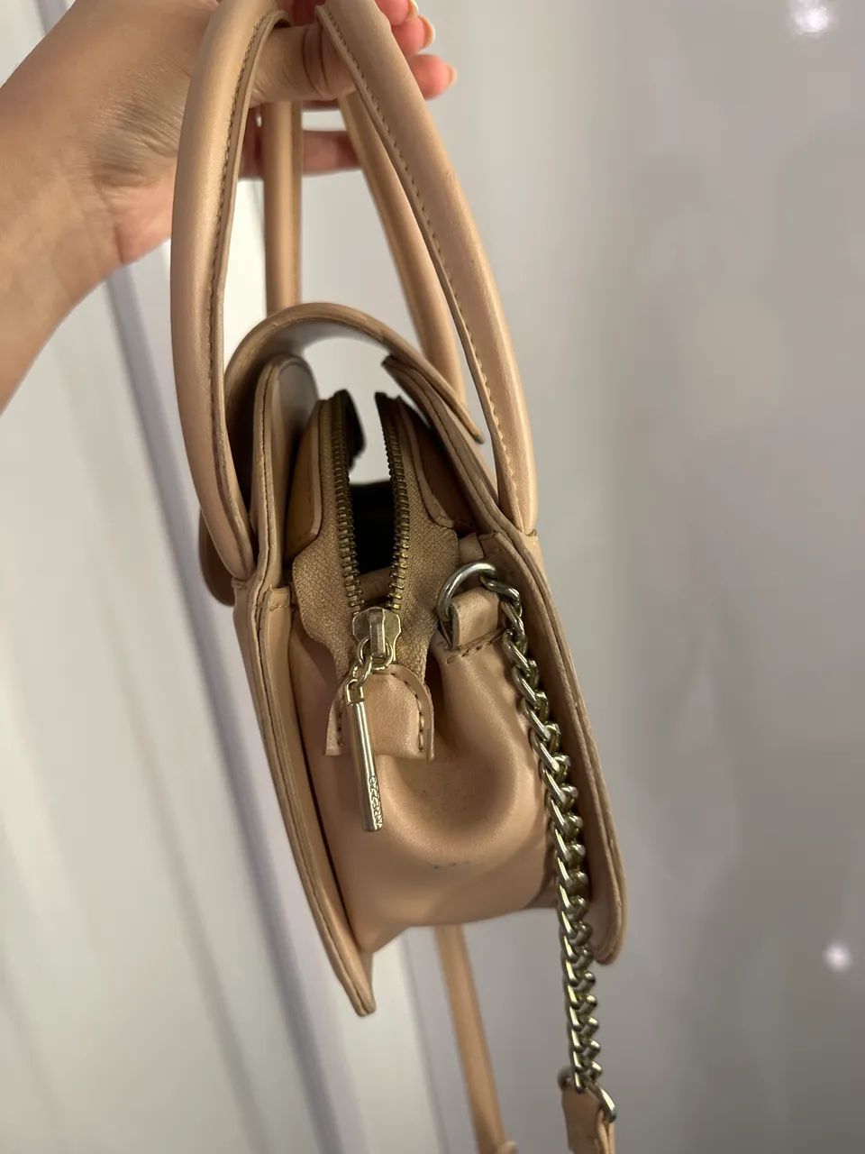 Bolsa Arezzo bege  - Foto 4