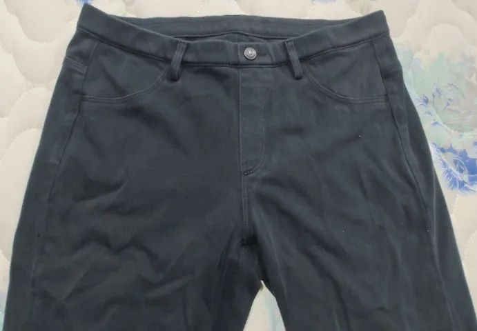 Calça Social Elastano Preta Uniqlo - Importada - 11