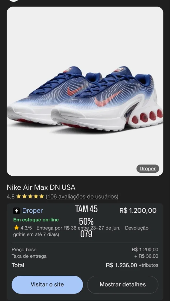 Nike Air Max DN USA - Tam 45