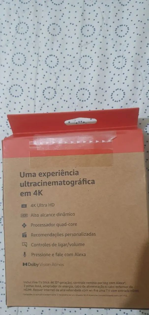 Fire TV Stick 4K 8GB Wi-Fi 6 - Novo - Foto 3