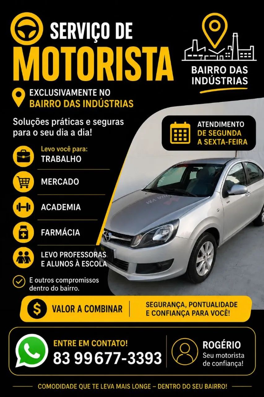 Motorista Bairro das Indústrias 