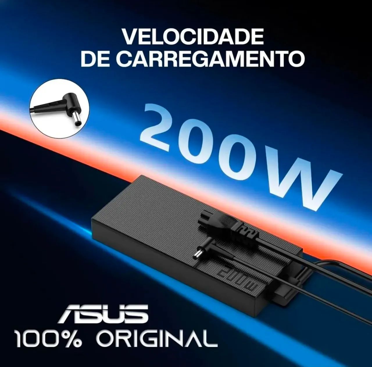 Carregador para notebook Asus original - Foto 4