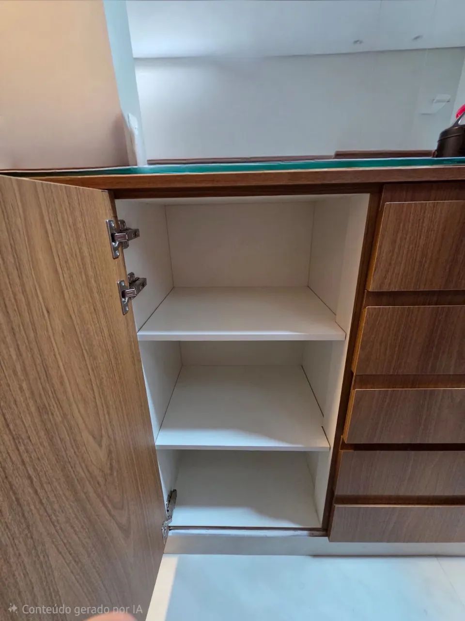 Balcão planejado + bancada em vidro temperado - Foto 2