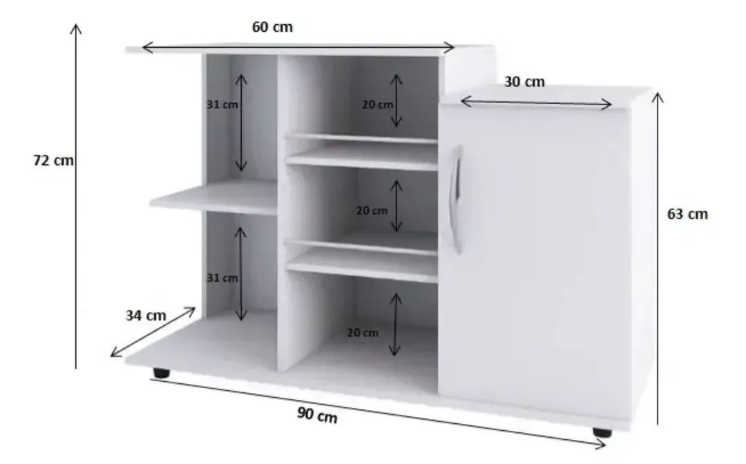 Armário para microondas - Foto 2