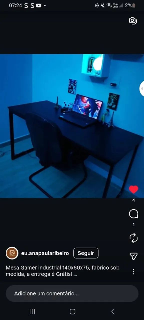 Promoção de Mesas Gamer - Foto 3