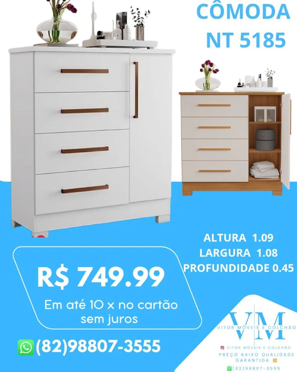 PROMOÇÃO DE CÔMODA 