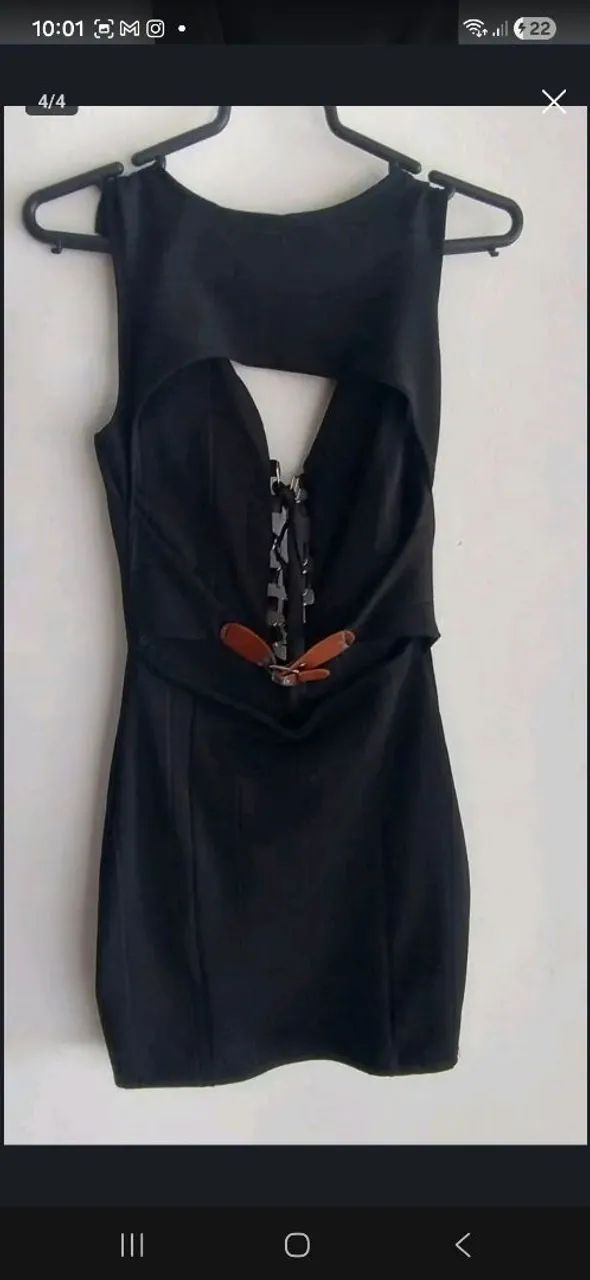 Vestido Preto com Detalhes Exclusivos - Foto 5