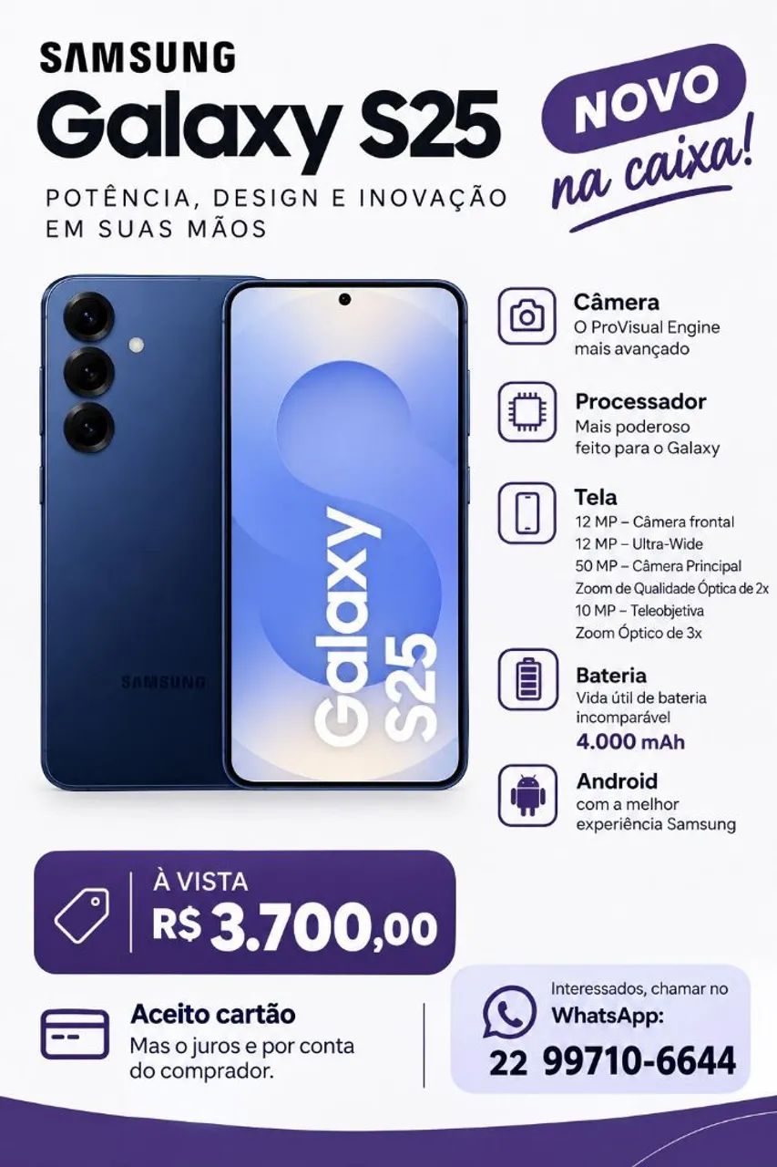Celular zero na cx