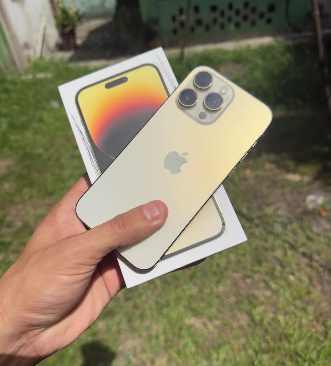 iPhone 14 Pro Max Gold 128GB Completo 