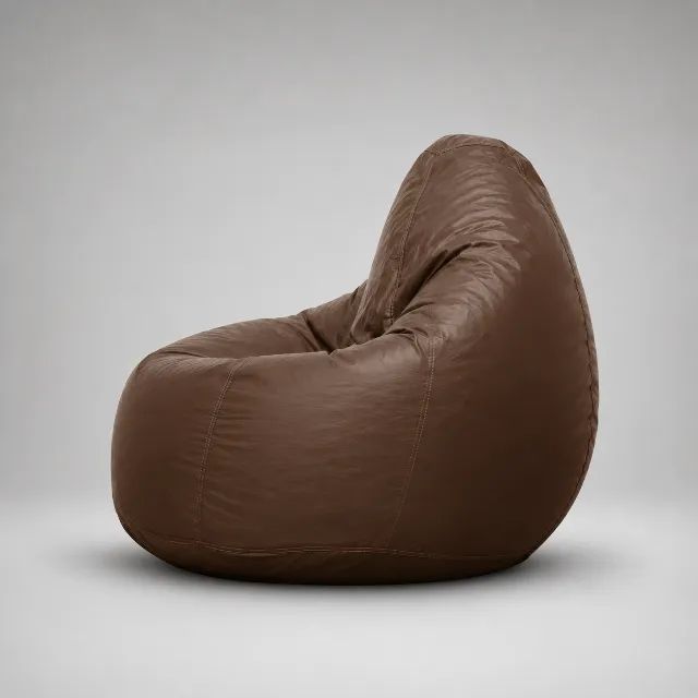 Puff  Big Conforto Com Enchimento Modelo Pêra Quarto Sala Grande - Foto 2