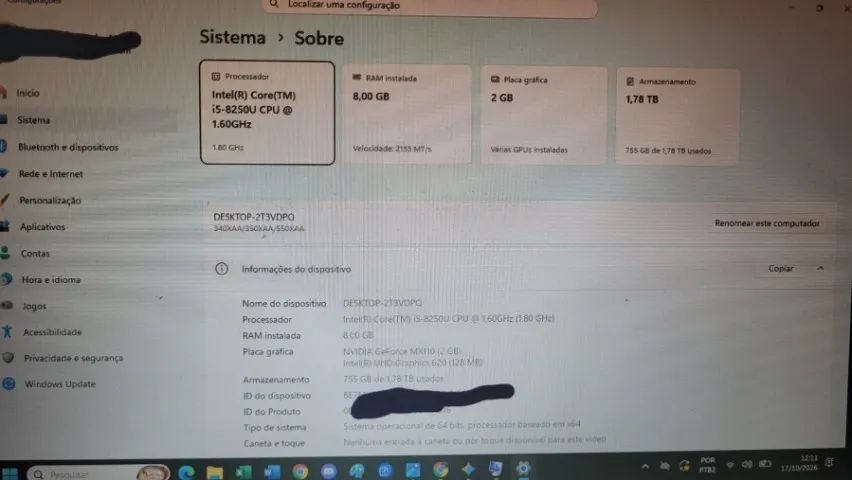 Notebook Samsung i5+placa de vídeo NVIDIA. - Foto 2