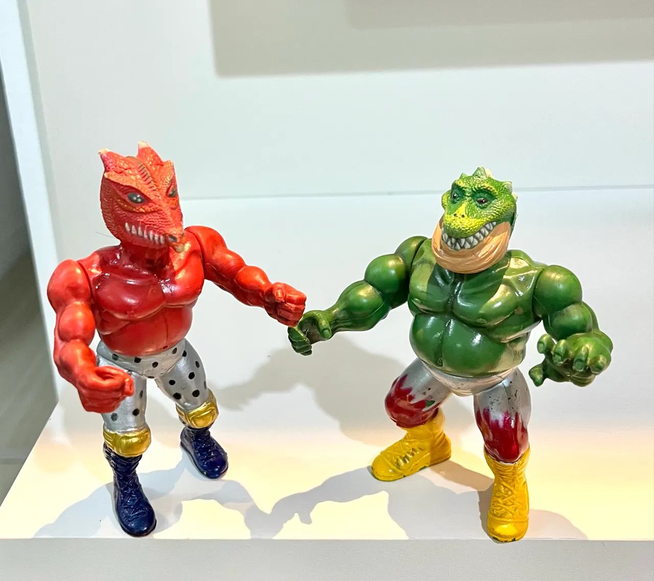 Bonecos Monster Warriors Mannix 1993 (Blood Monster E Dino Monster) - Foto 4