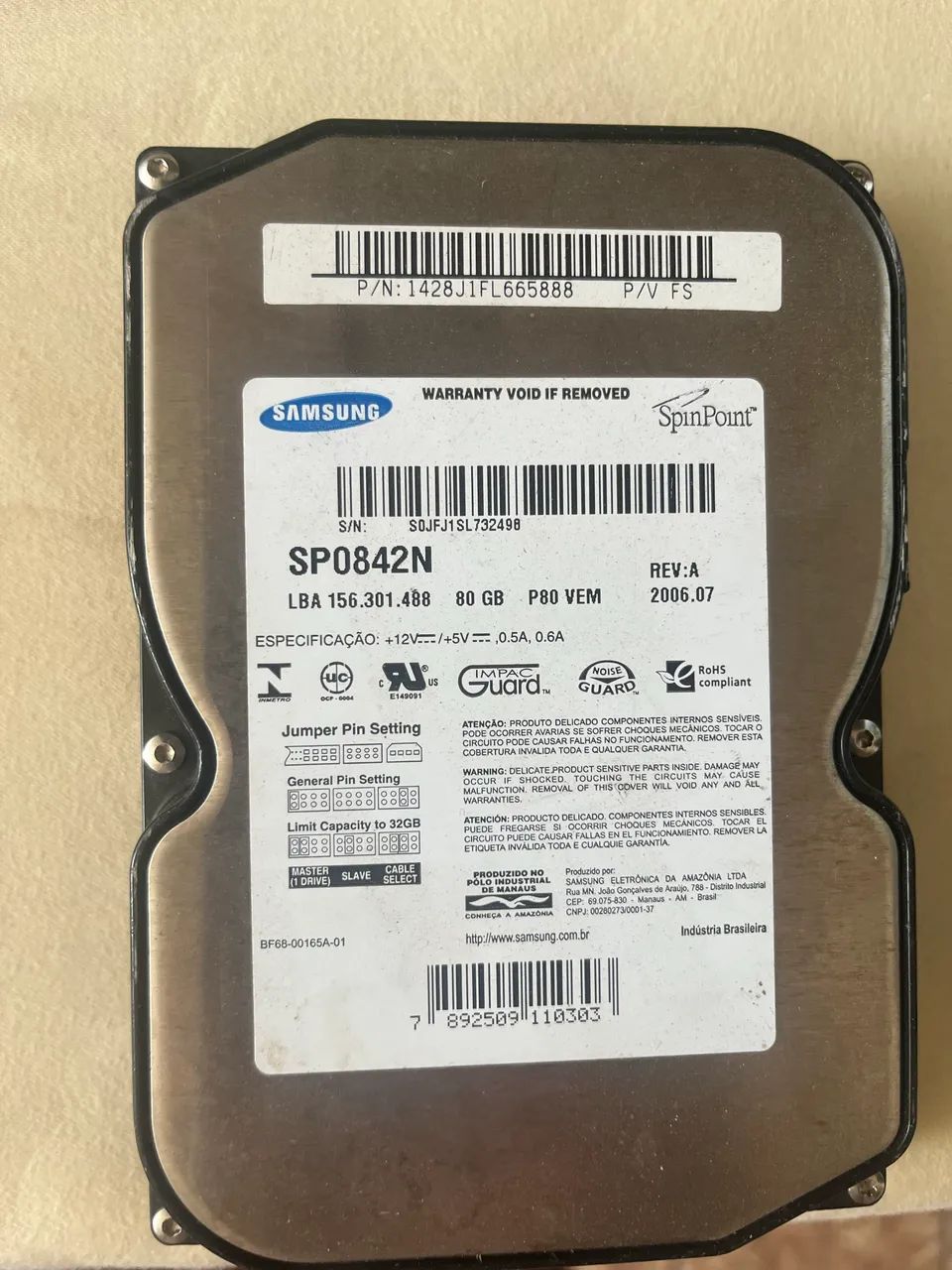 Hds antigos (160 GB e 80 GB) - Foto 4