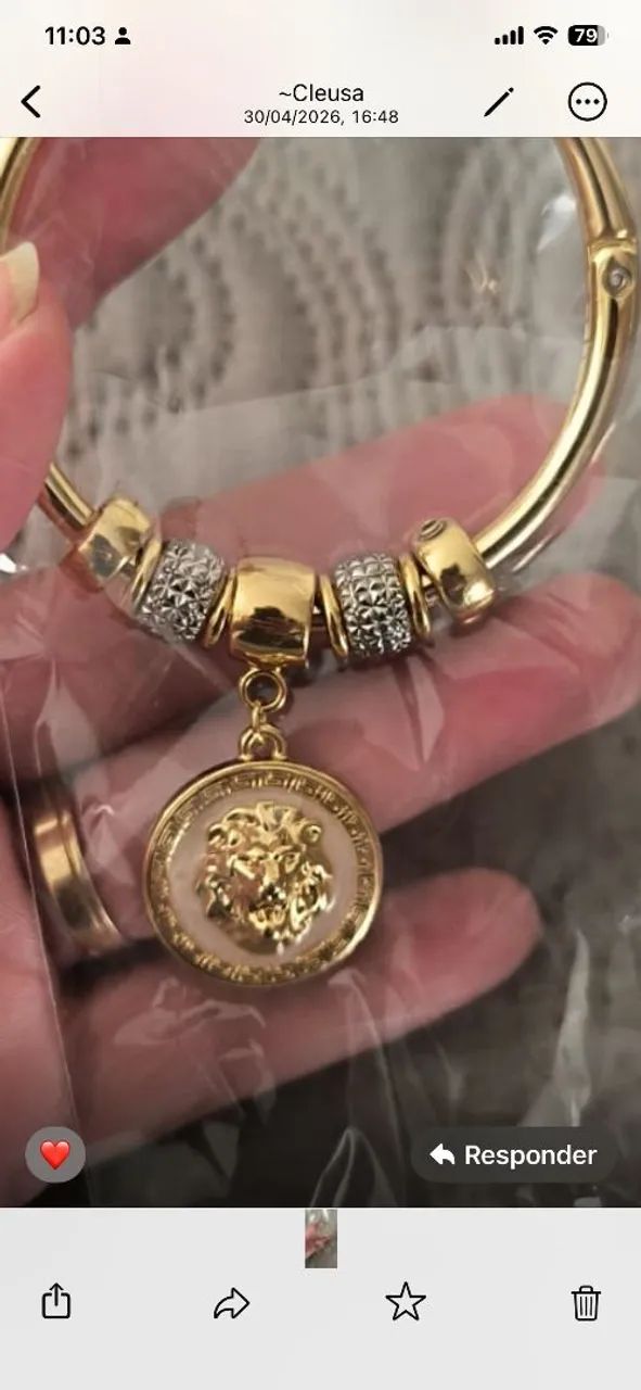 Bracelete Versace com código numérico  - Foto 2