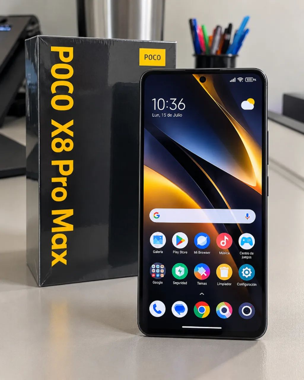 POCO X8 PRO MAX 12GB 256GB PRETO ZERO LACRADO