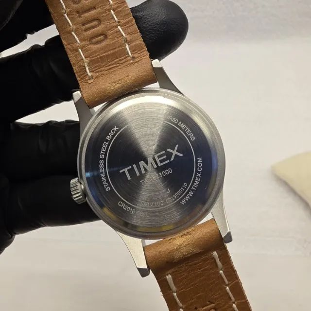 Relógio Timex Expedition Original 36mm Indiglo Couro Recondicionado - Foto 5