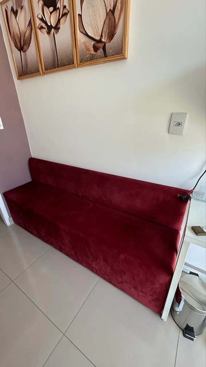 Sofá e puf