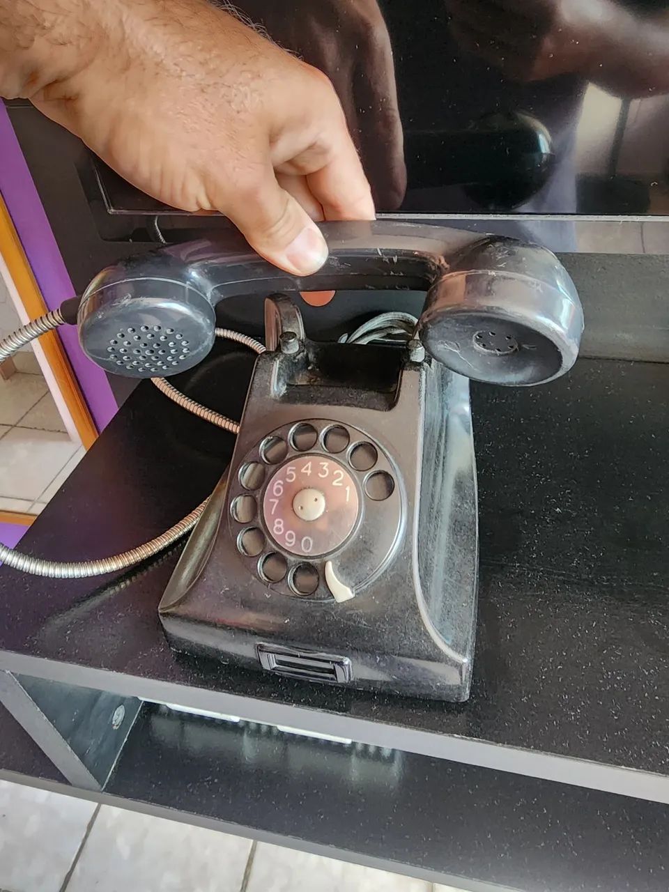 Telefone Antigo Disco Ericsson ( Decoração) - Foto 3