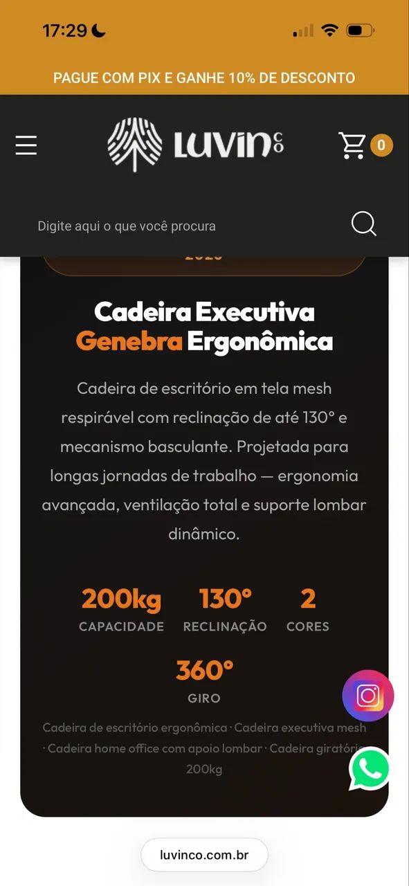 Cadeira de escritório  - Foto 2
