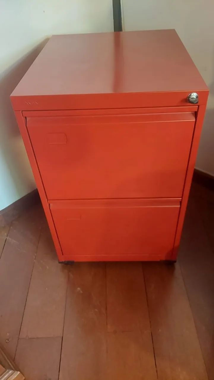 Armário de arquivo Pandin (vermelho)