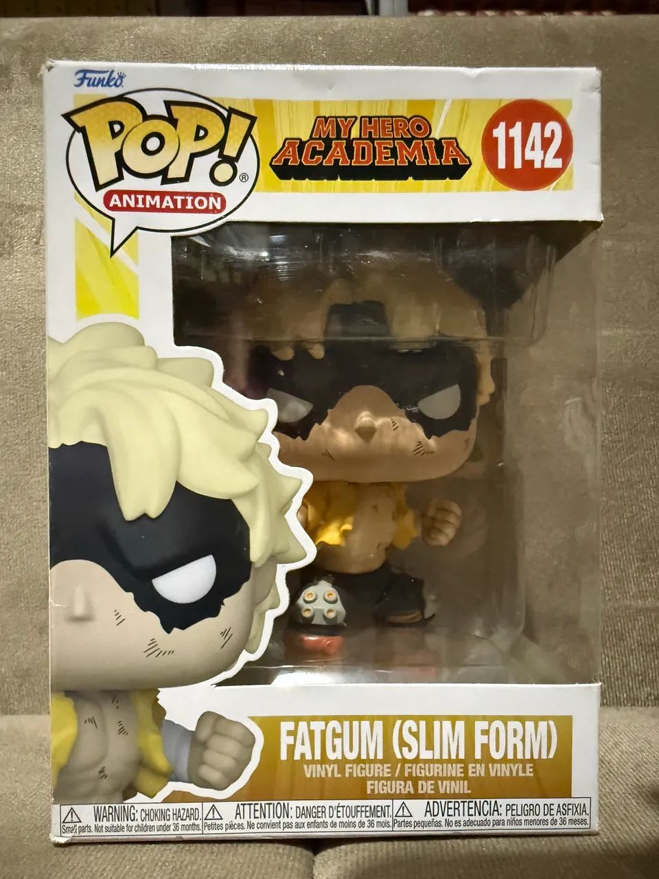 Boneco Funko pop Original, My Hero academia - Fatgum