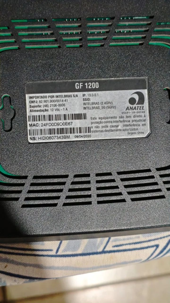  Roteador Wi-Fi 5 GF 1200 Intelbras - Foto 2