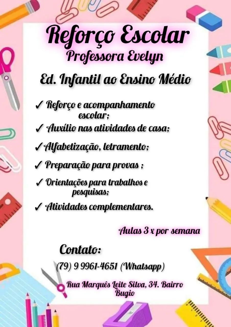 Reforço e Acompanhamento Escolar