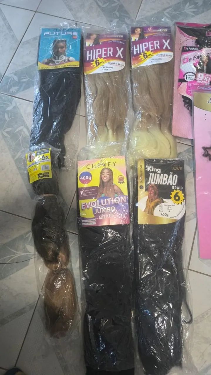 Jumbo + acessórios tranças 