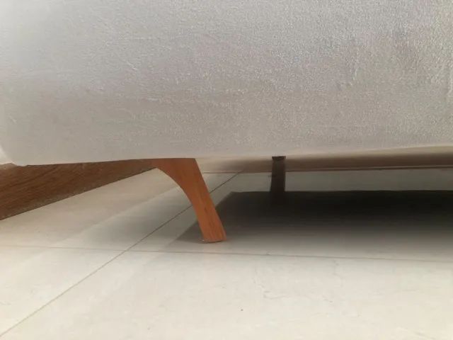Sofá cama retrátil veludo cinza - Foto 4