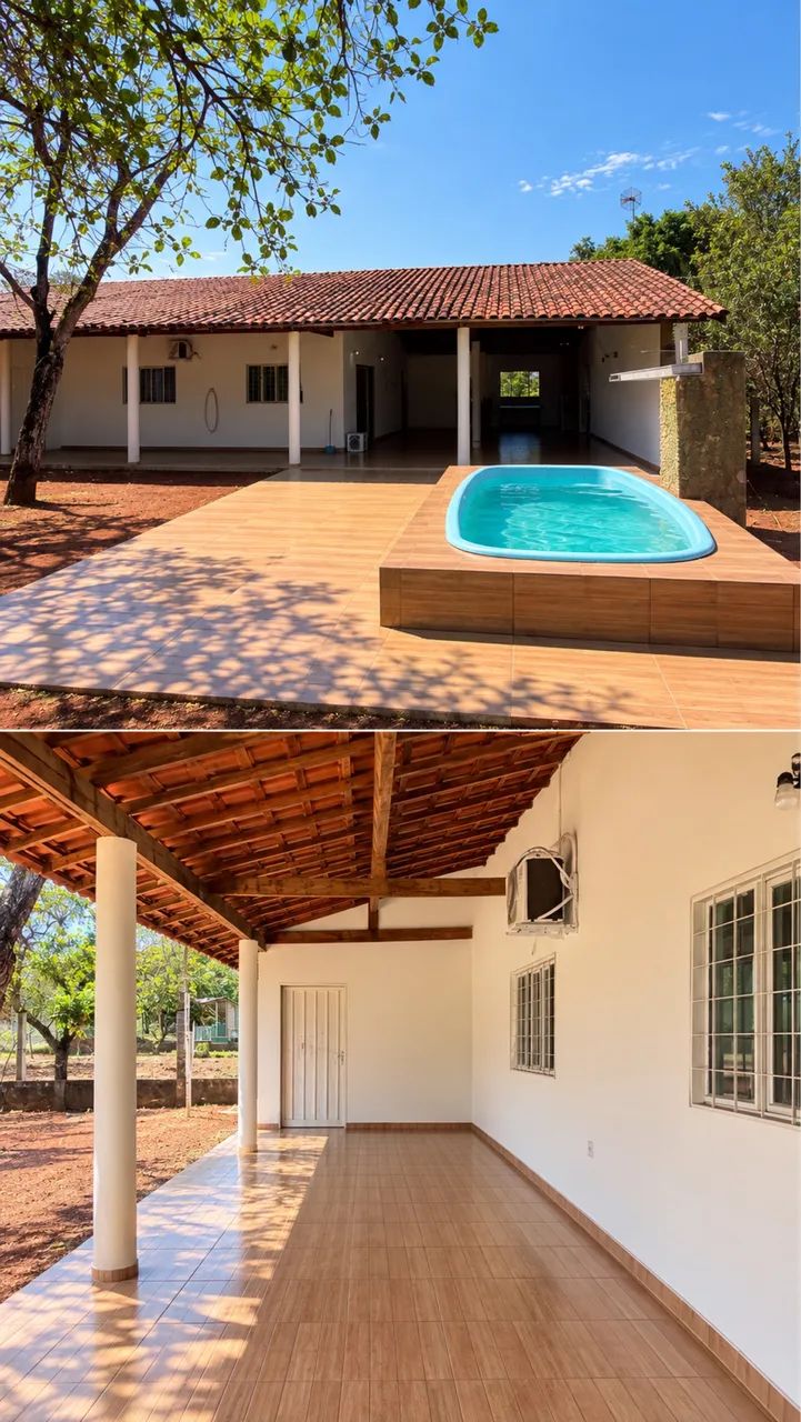 Vendo casa com piscina em Corguinho  poção do Jaú - 