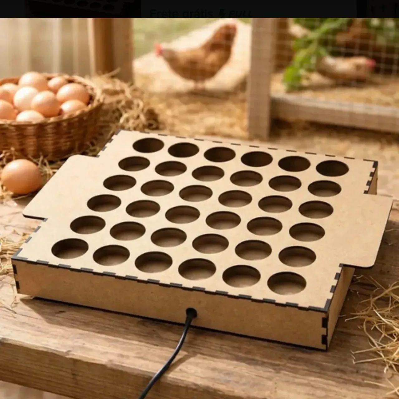 Ovoscópio para 30 ovos NOVO