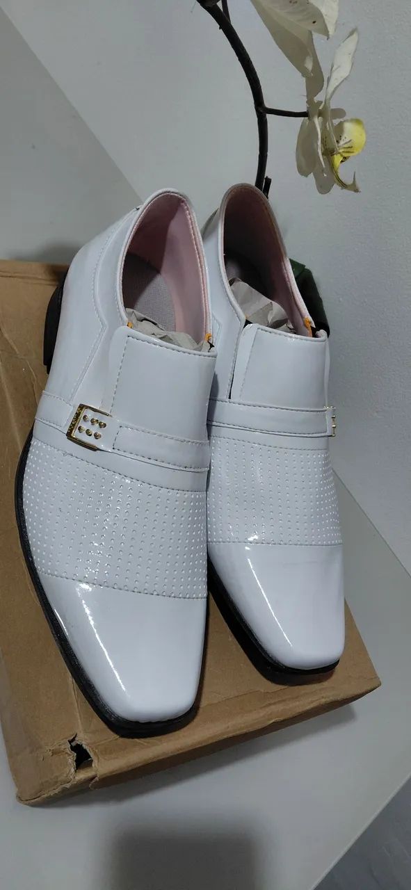 Sapato social branco n 40 e 41 - Foto 2