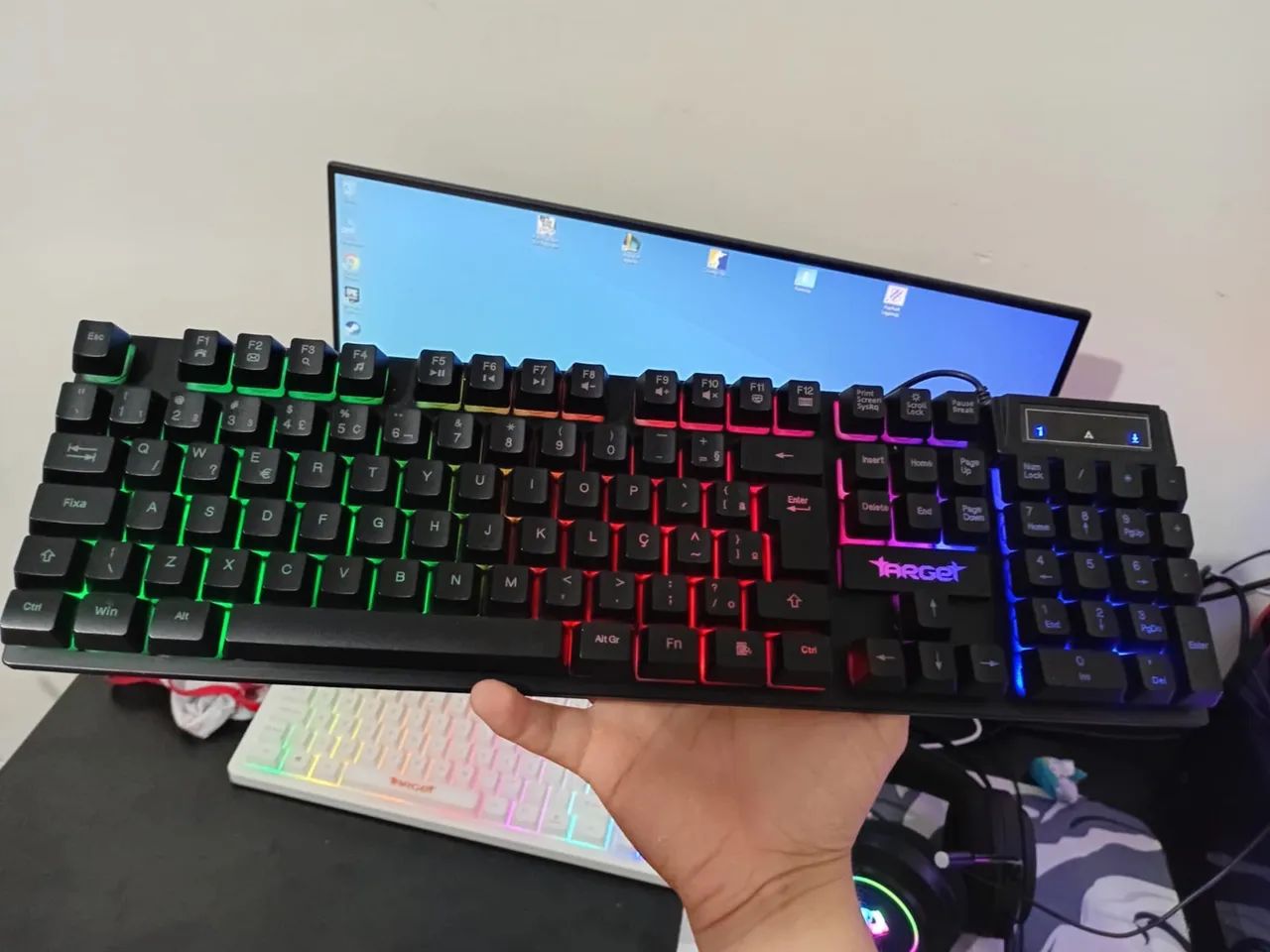 Vendo mouse,teclado e fone gamer com ego - Foto 2