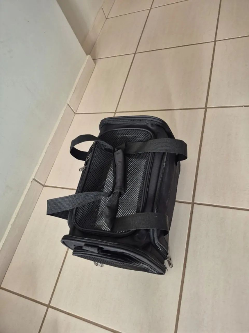 Bolsa de Transporte Pet Expansível - Nova (Nunca Usada) - Super Conforto - Foto 2