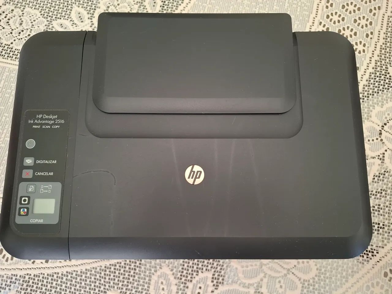 Impressora e digitalizadora Ink Advantage 2516, usada e funcionando. Com cartuchos vazios.