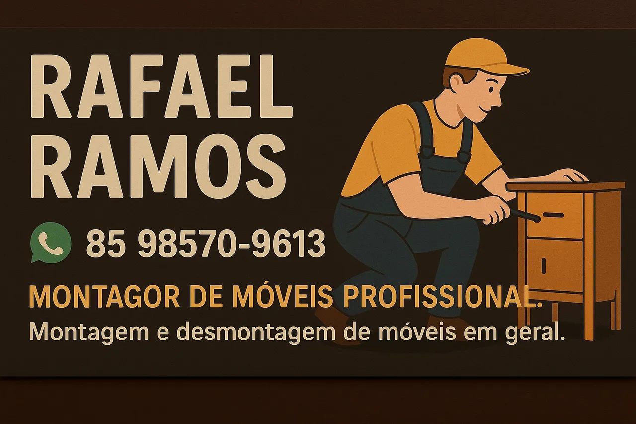 Montador de móveis em geral!