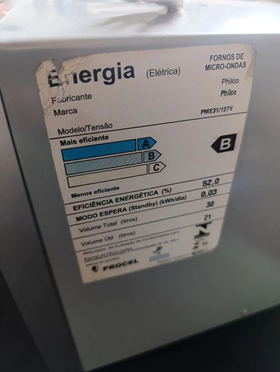 Microondas Espelhado Philco PME31 - Foto 2
