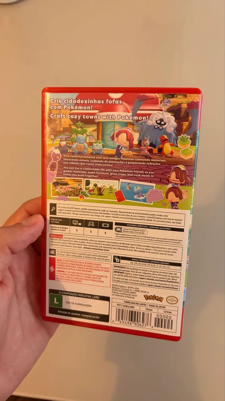 Pokémon Pokopia Nintendo Switch 2 Só venda! - Foto 5