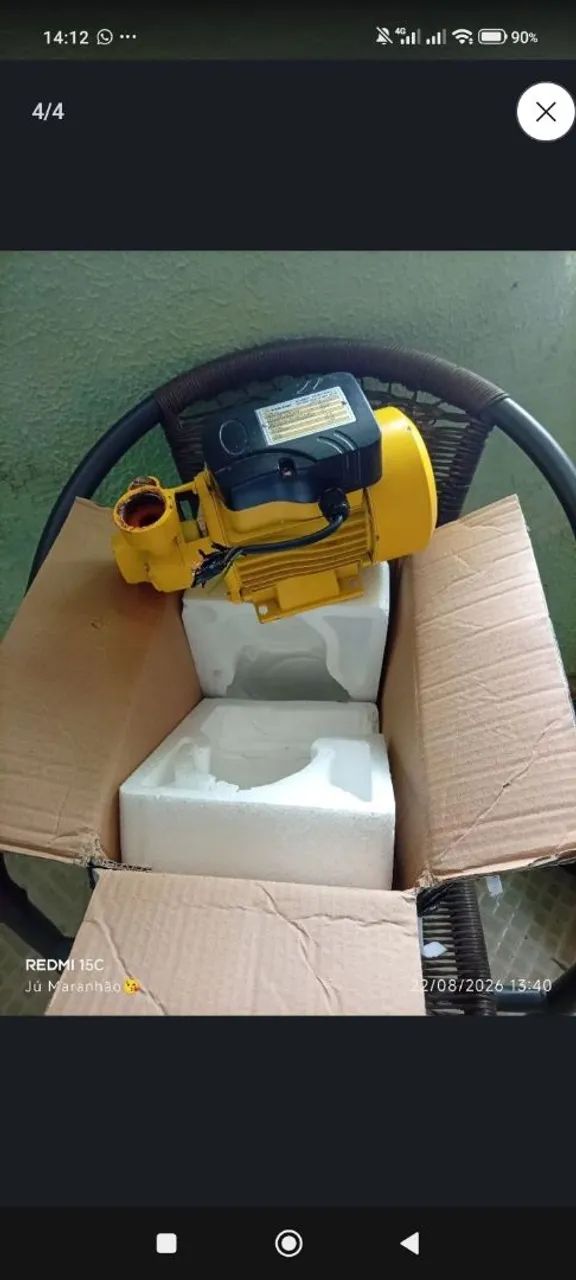VENDO BOMBA PERIFÉRICA 1/2CV - Foto 2