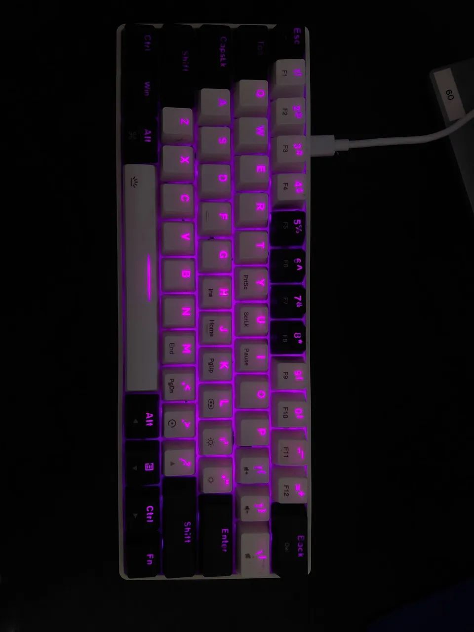 TECLADO MECANICO 60% SWITCH VERMELHO