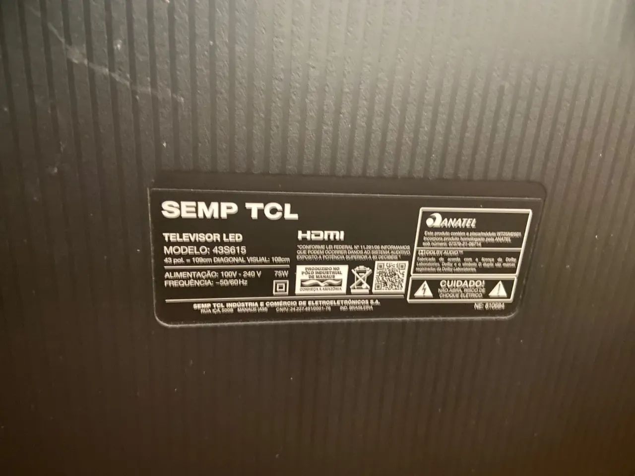 TV TCL 43? Full HD ? Android TV ? Ótimo Estado - Foto 2
