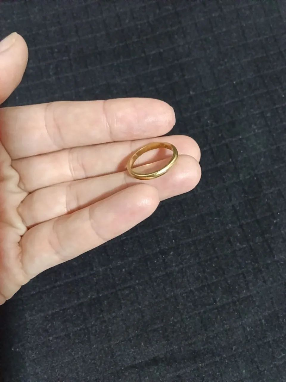 Aliança ouro 18 k  - Foto 5