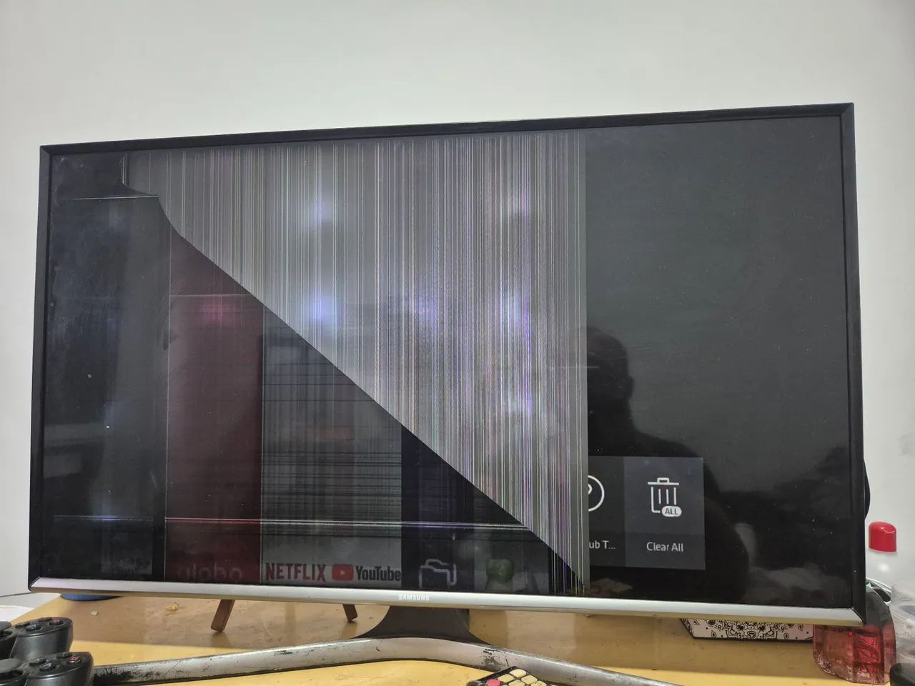 SmartTv Samsung tela com defeito - Foto 3