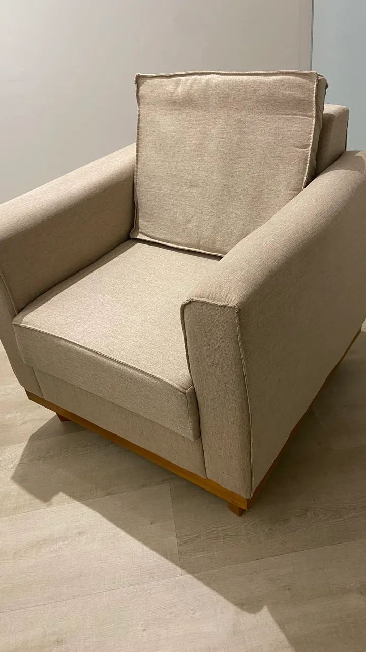 Poltrona linho 422082060516730880