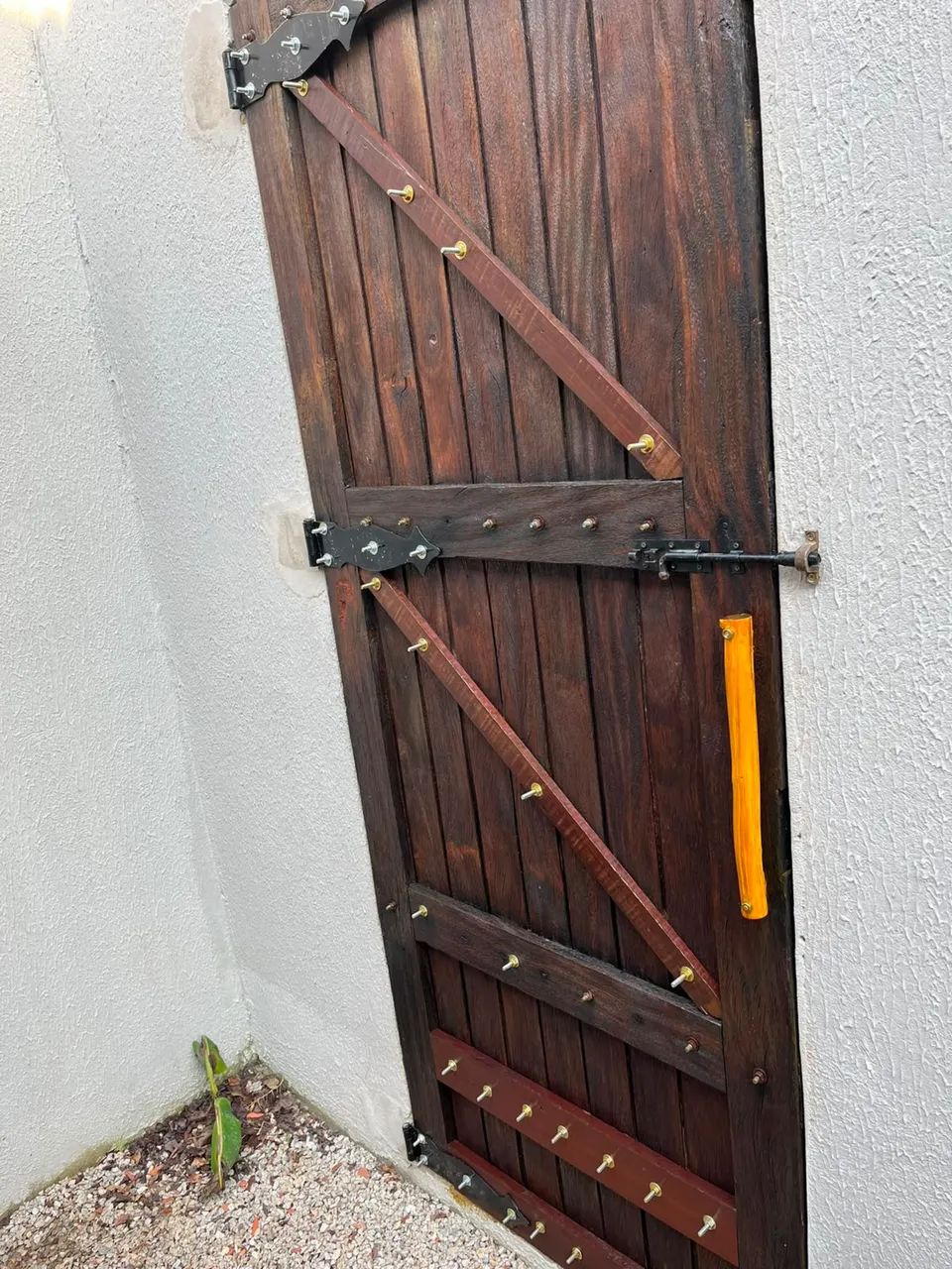 Portao de madeira toda massaranduba  - Foto 5