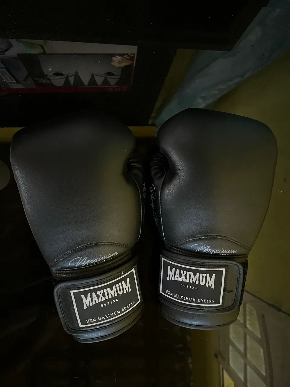 Luva Maximum Classic Black - Muay Thai 