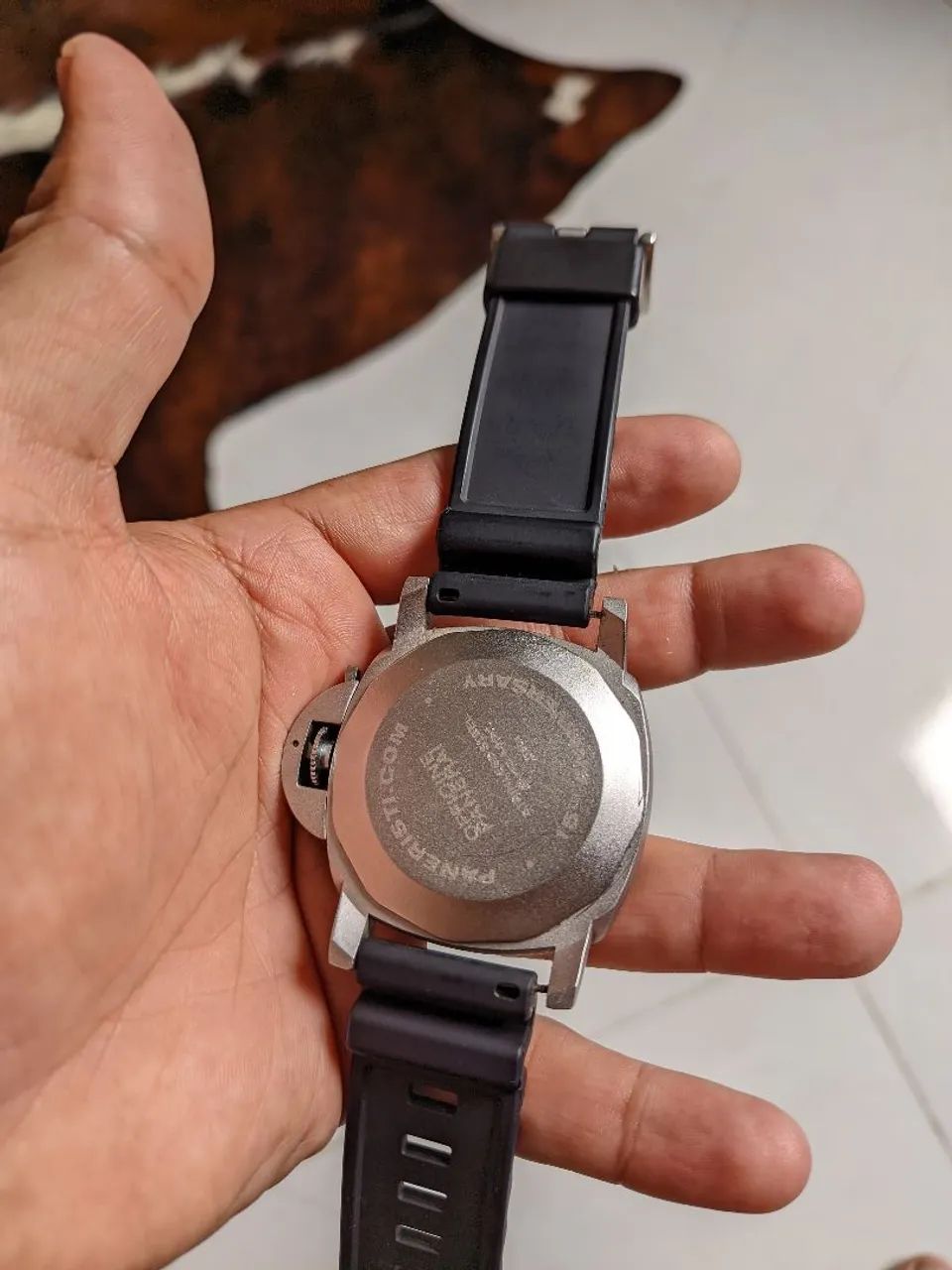 Relógio panerai quartz 1 linha - Foto 3