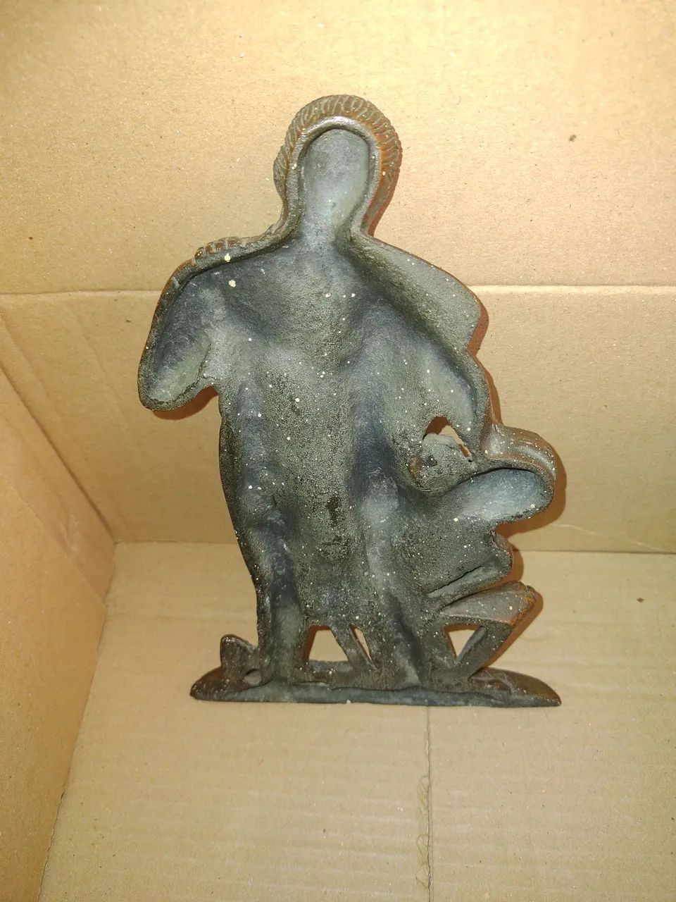 Estatueta em Bronze, antiguidade, original, perfeito estado. - Foto 2