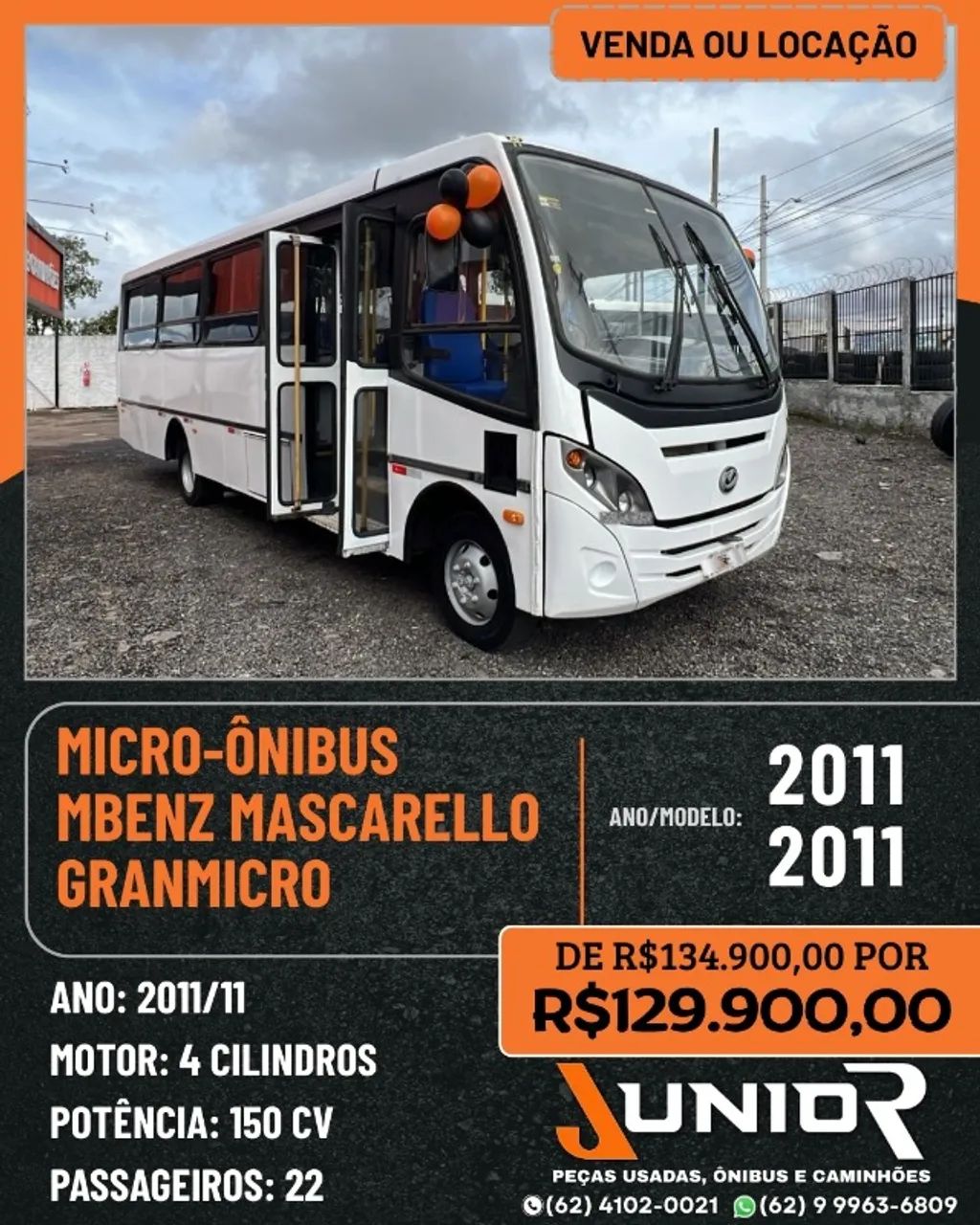 Micro-ônibus Mercedes-Benz Mascarello Granmicro 2011/11